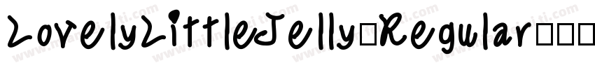 LovelyLittleJelly-Regular字体转换