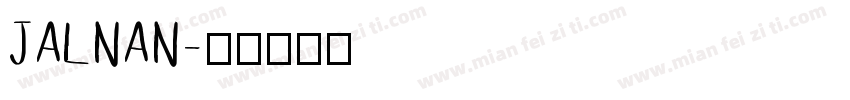 JALNAN字体转换