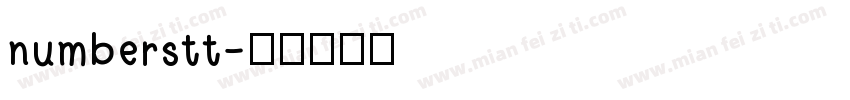 numberstt字体转换