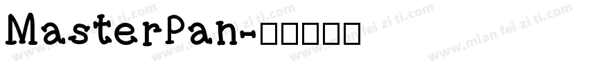 MasterPan字体转换