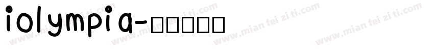 iolympia字体转换