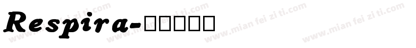 Respira字体转换