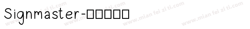 Signmaster字体转换