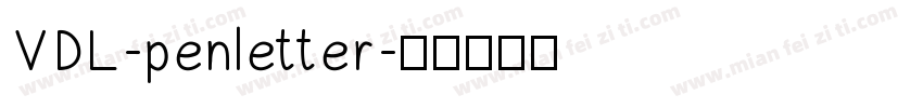 VDL-penletter字体转换