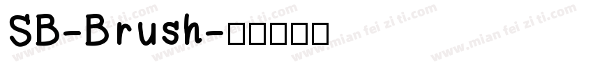 SB-Brush字体转换