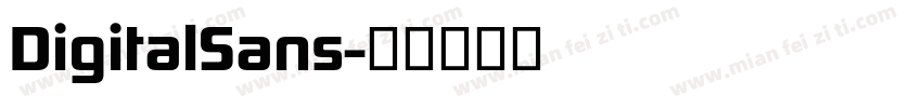 DigitalSans字体转换
