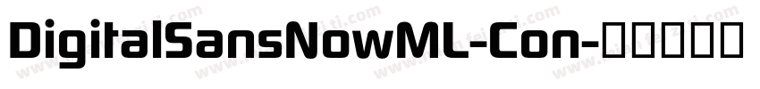 DigitalSansNowML-Con字体转换