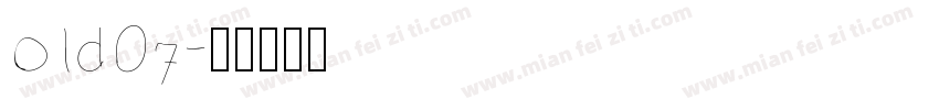 old07字体转换