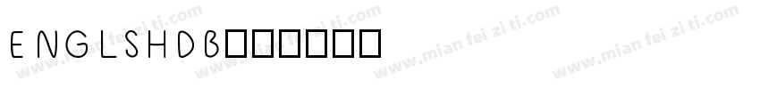 ENGLSHDB字体转换