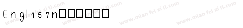 Engl157n字体转换