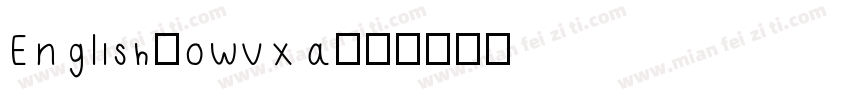 English-owvxa字体转换