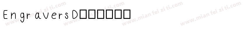EngraversD字体转换