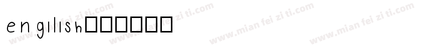 engilish字体转换