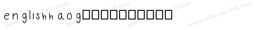 englishhaog四线三格字体转换