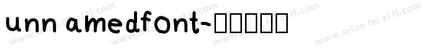 unnamedfont字体转换