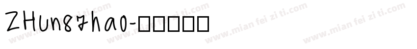 ZHun87hao字体转换