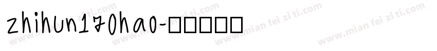 zhihun170hao字体转换