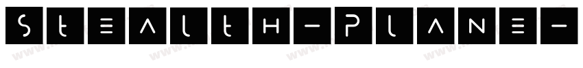 Stealth-Plane字体转换