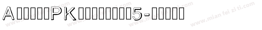 ArphicPKanteiryu5字体转换