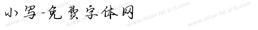 小写字体转换