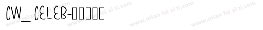 CW_CELEB字体转换