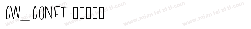 CW_CONFT字体转换