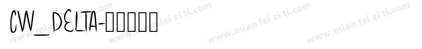 CW_DELTA字体转换