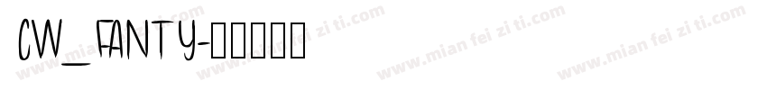 CW_FANTY字体转换