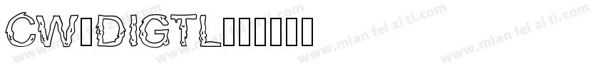 CW_DIGTL字体转换