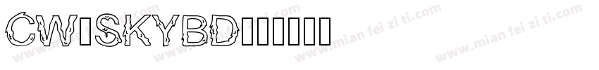 CW_SKYBD字体转换