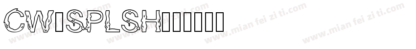 CW_SPLSH字体转换