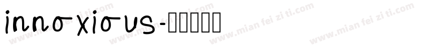 innoxious字体转换