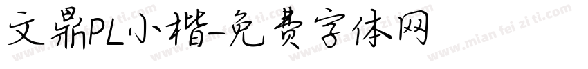 文鼎PL小楷字体转换