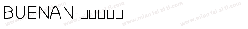 BUENAN字体转换