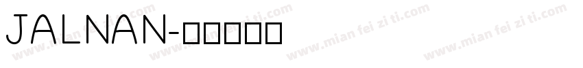 JALNAN字体转换