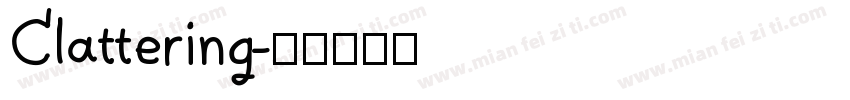 Clattering字体转换