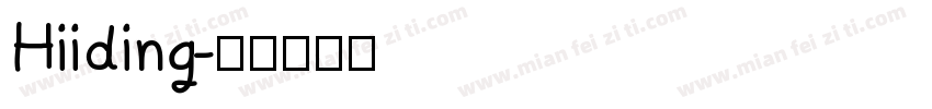 Hiiding字体转换