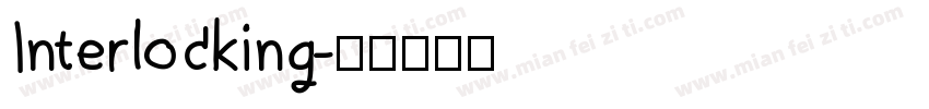 Interlocking字体转换