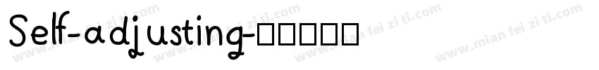 Self-adjusting字体转换