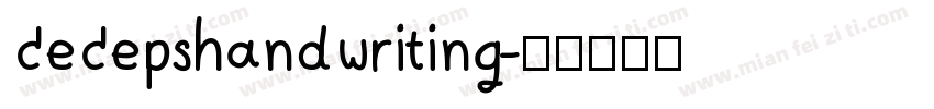 cecepshandwriting字体转换