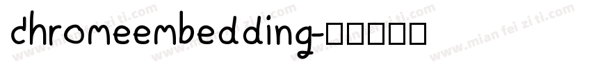 chromeembedding字体转换