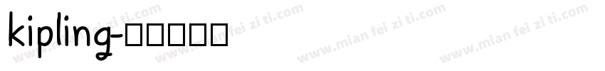 kipling字体转换