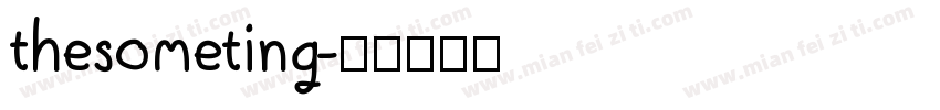 thesometing字体转换