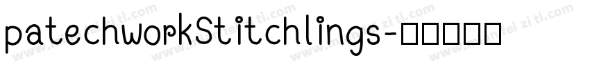 patechworkStitchlings字体转换