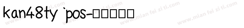 kan48typos字体转换