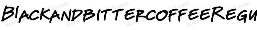 BlackandbittercoffeeRegular-VLaZ字体转换