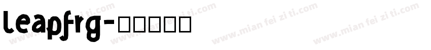 leapfrg字体转换