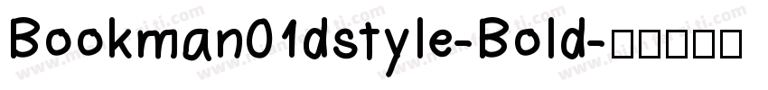 Bookman01dstyle-Bold字体转换