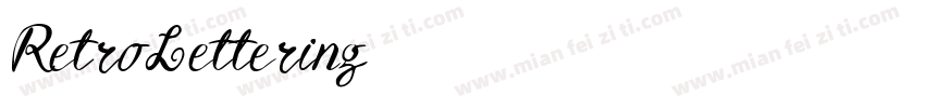 RetroLettering字体转换