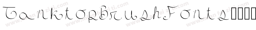 TanktopBrushFonts字体转换